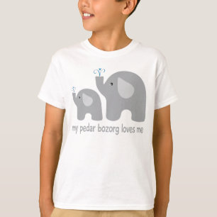 My Pedar Bozorg Loves Me - Elephant Shirt for Kids