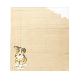 My Pembroke Welsh Corgi Ate my Homework Notepad