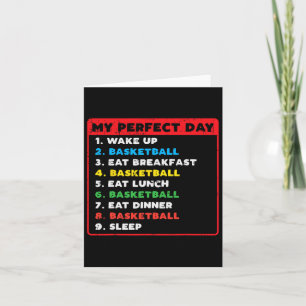 My Perfect Day Bysketbyll Fun Coach Player Women M Card