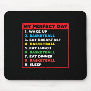 My Perfect Day Bysketbyll Fun Coach Player Women M Mouse Mat