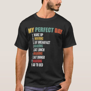 My Perfect Day Funny Mahjong T-Shirt