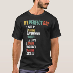 My Perfect Day Funny Mahjong T-Shirt