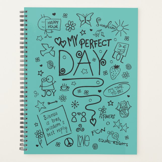 My Perfect Day - Positive Thinking 2 Planner (Front)