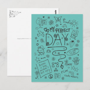 My Perfect Day - Positive Thinking 2 Postcard