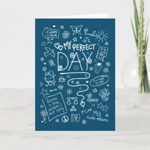 My Perfect Day - Positive Thinking 2a Card