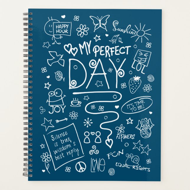 My Perfect Day - Positive Thinking 2a Planner (Front)