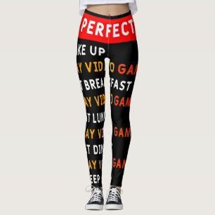 My Perfect Day - Video Games Leggings