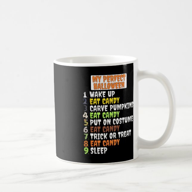 My Perfect Halloween Fun Skeleton Zombie Cool Pump Coffee Mug (Right)