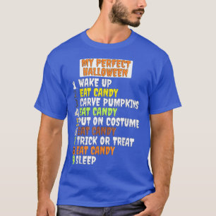 My Perfect Halloween Funny Skeleton Zombie Cool Pu T-Shirt