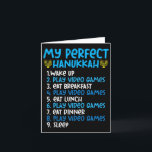 My Perfect Hanukkah Video Game Chanukah Jew Men Bo Card<br><div class="desc">My Perfect Hanukkah Video Game Chanukah Jew Men Boys Kids</div>