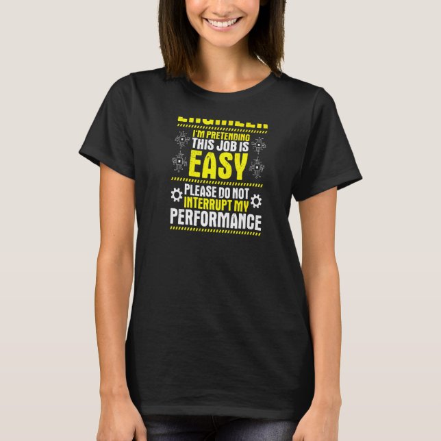 My Performance Mechatronics Engineer Premium T-Shirt (Front)