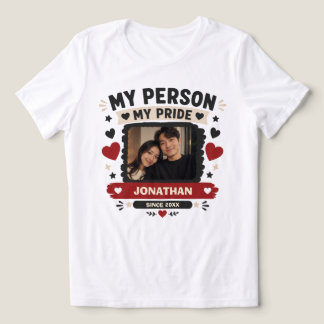 My Person My Pride Custom Tri-Blend Shirt