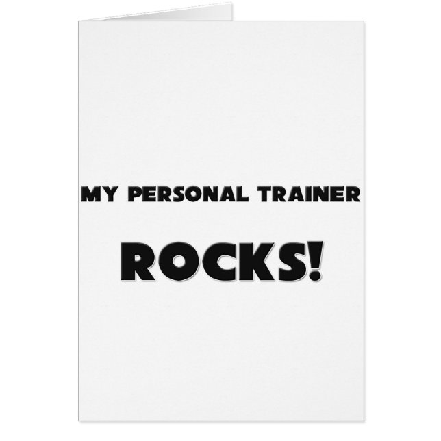 MY Personal Trainer ROCKS! (Front)