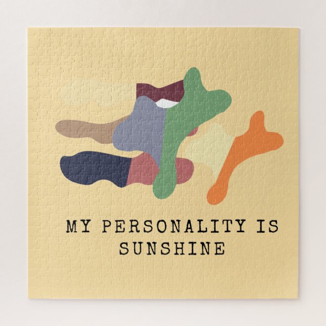 My Personality is Sunshine Jigsaw Puzzle (Vertical)