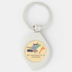 My Personality is Sunshine Key Ring