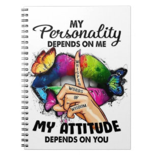 My Personality My Attitude Notebook