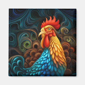My Pet Rooster Never Smiles Magnet