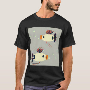 MY PET, twin FISH, whimsical art. T-Shirt