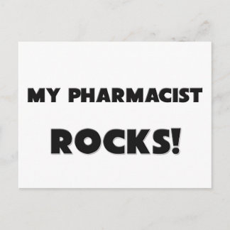 MY Pharmacist ROCKS! Postcard