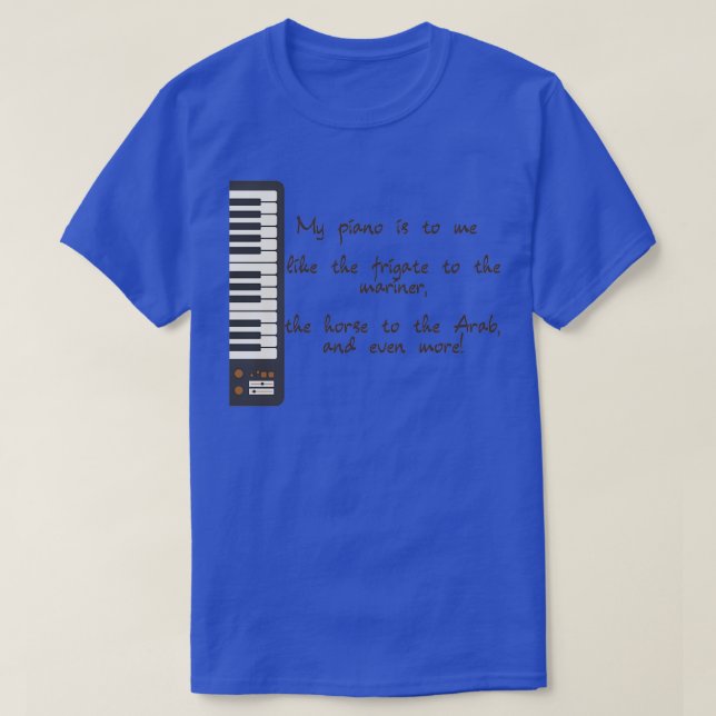My Piano  T-Shirt (Design Front)