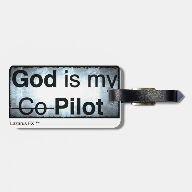 "My Pilot" luggage Tag (Back Horizontal)