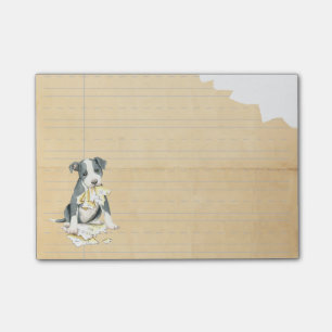 My Pit Bull Ate my Homework Post-it Notes