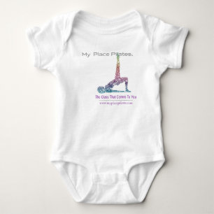 My Place Pilates Logo Onsie Baby Bodysuit