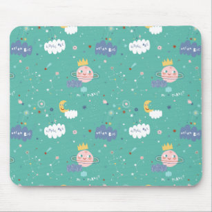 My Planet Dream Big Little One Pattern Mouse Mat