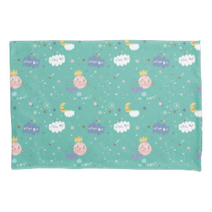 My Planet Dream Big Little One Pattern Pillowcase