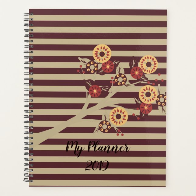 My Planner | Brown and Gold You Customise (Front)