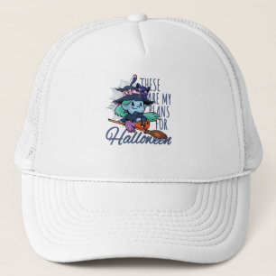 My Plans for Halloween Trucker Hat