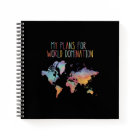My Plans For World Domination Notebook
