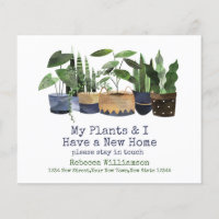 My Plants & I have new address | Change of address