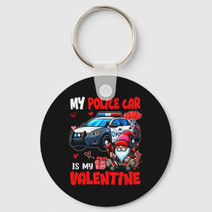 My Police Car Is My Valentine Driver Team Gnome Cu Key Ring