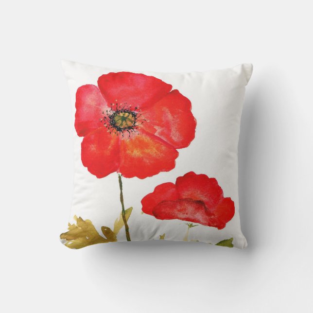 My Poppies Cushion (Front)