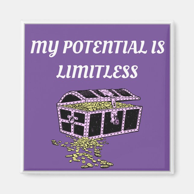 My Potential is Limitless Magnet (Front)