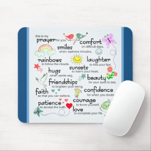 My Prayer For You Blessings Mouse Mat