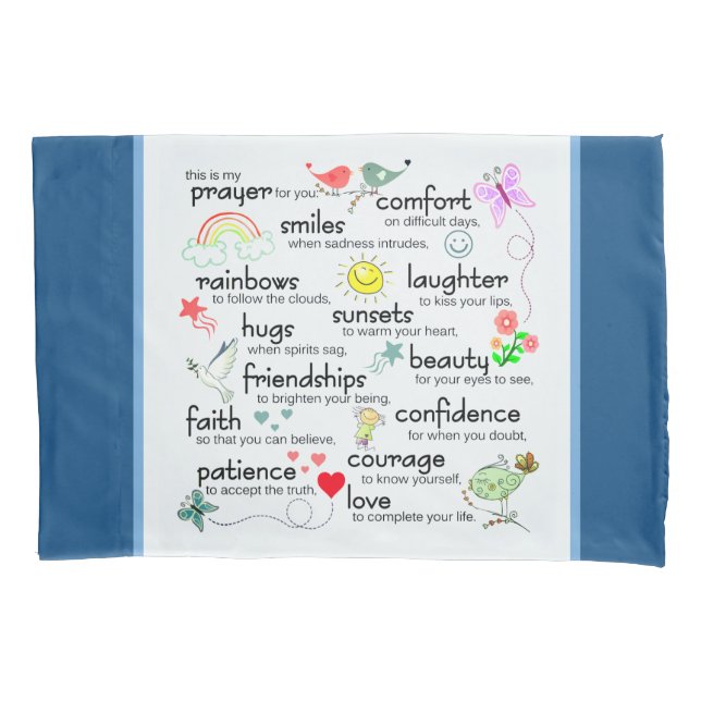 My Prayer For You Blessings Pillowcase (Front)