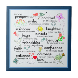My Prayer For You Blessings Tile