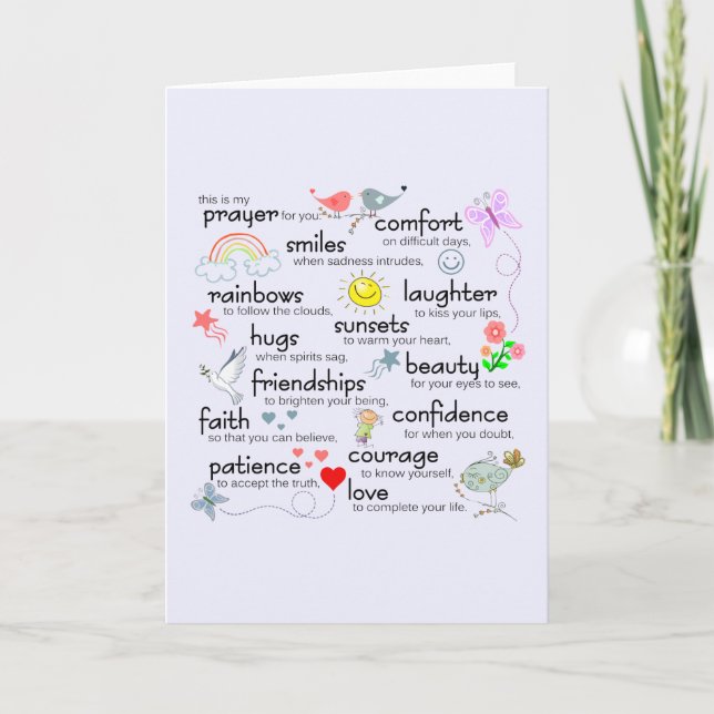 My Prayer For You Card (Front)
