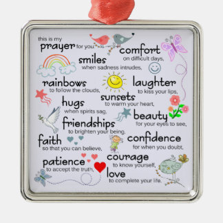 My Prayer For You Metal Tree Decoration