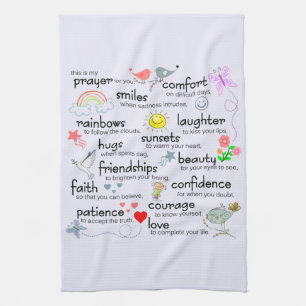My Prayer For You Tea Towel