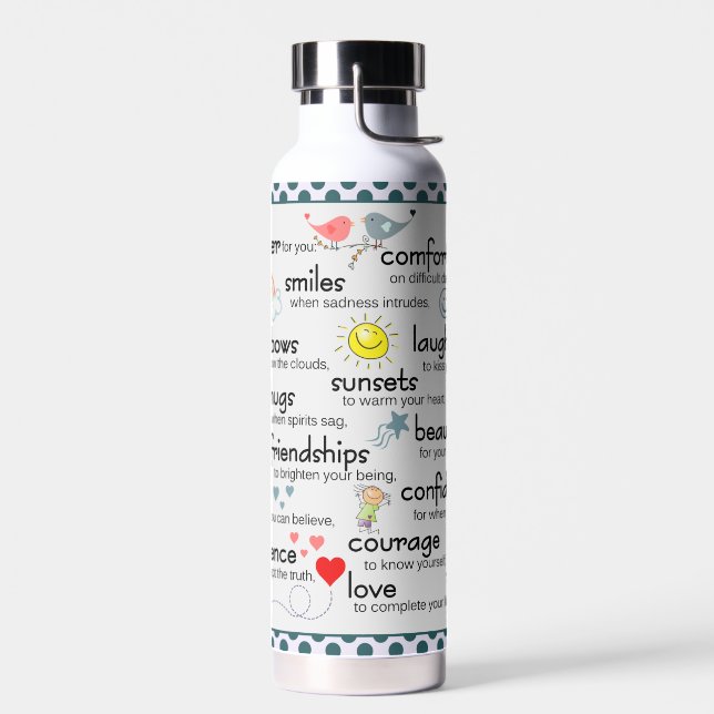 My Prayer For You Water Bottle (Left)