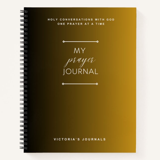 My Prayer Journal (Front)