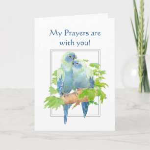 My Prayers are with you, Encouragement Scripture Card