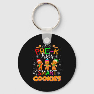 My Pre-k Kids Are Smart Cookies Christmas Teacher  Key Ring