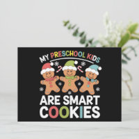 My Preschool Kids Are Smart Cookies Teacher Xmas