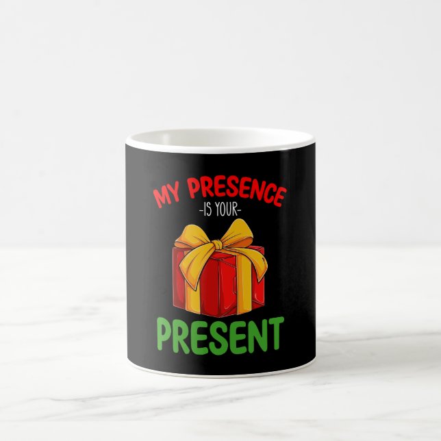 My Presence Is Your Present Family Christmas Coffee Mug (Center)