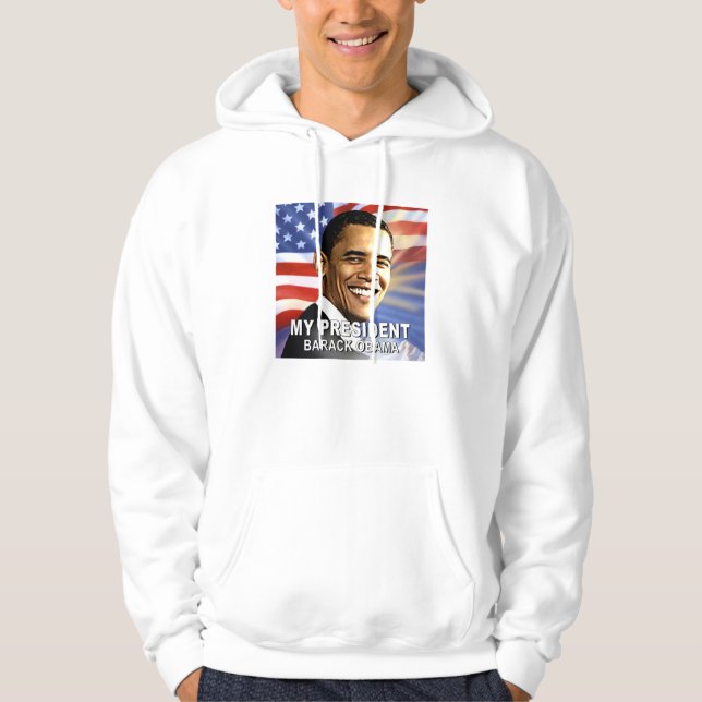 My President Barack Obama (Flag) sweatshirt (Front)