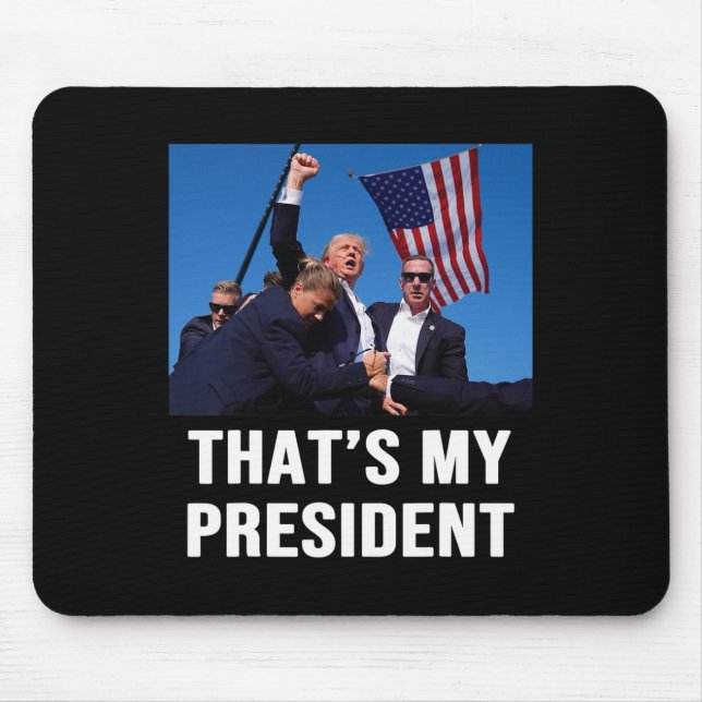 My President Trump 2024  Mouse Mat (Front)